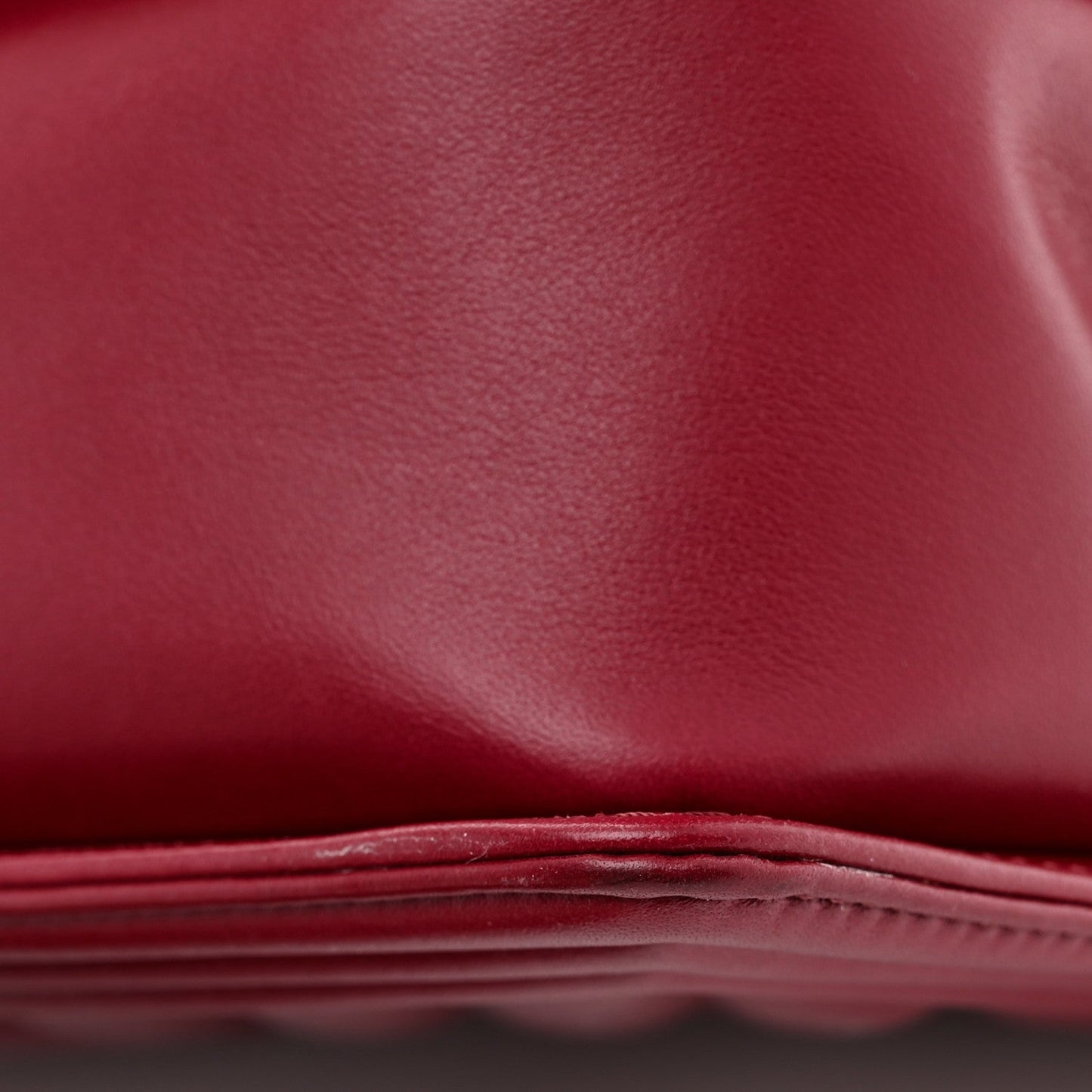 Calfskin Chevron Quilted Medium Boy Flap Burgundy