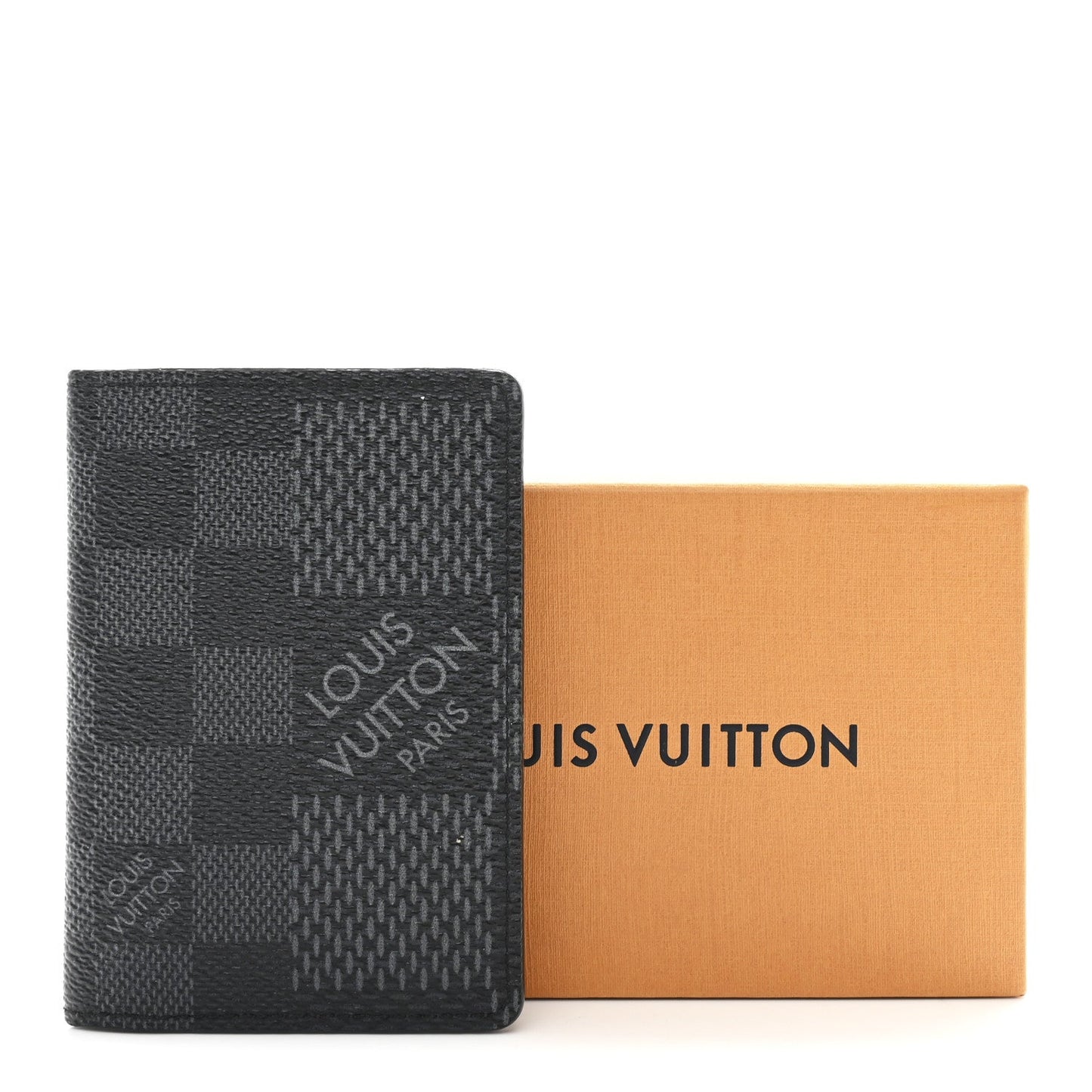 Damier Graphite 3D Pocket Organizer Black Grey