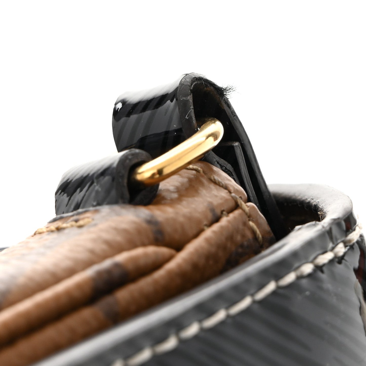 Shiny Epi Monogram Pochette Metis Mini Marine