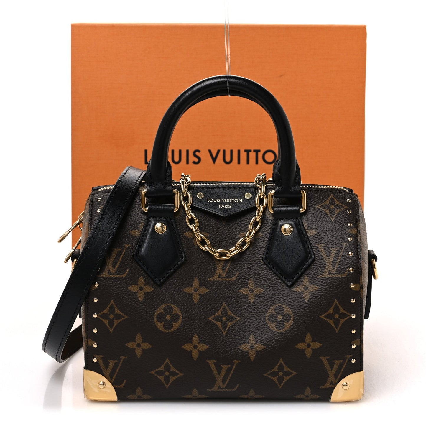 Reverse Monogram Speedy Trunk 20