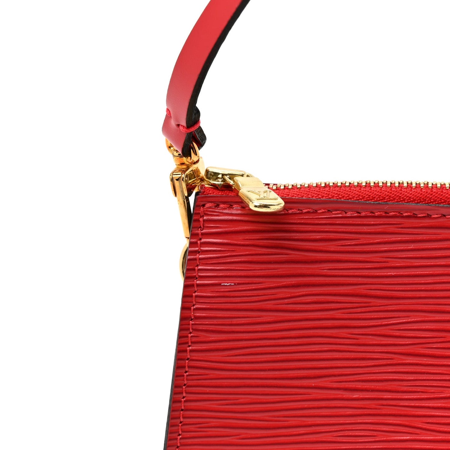 Epi Pochette Accessories 24 Castillan Red