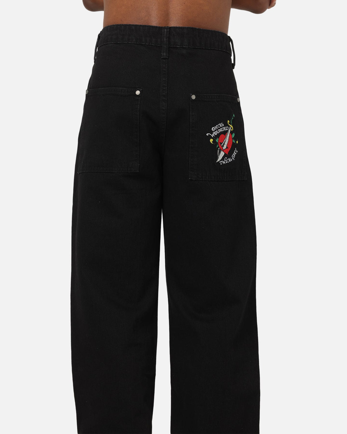 Ed Hardy Once Wounded Jeans Black
