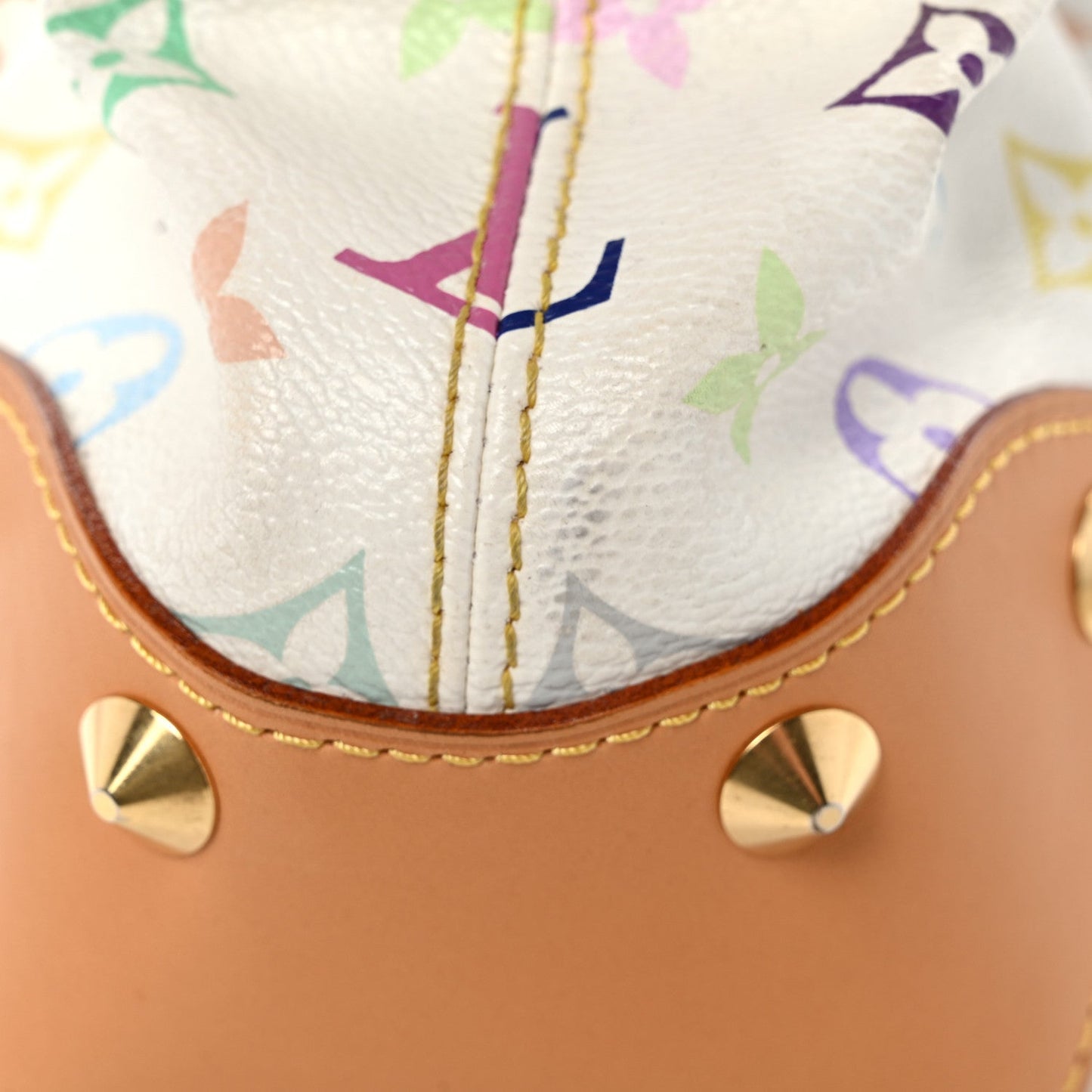 Monogram Multicolor Judy MM White