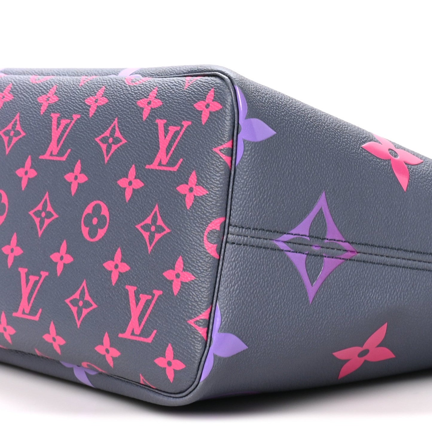 Monogram Giant Spring In The City Neverfull MM Midnight Fuchsia