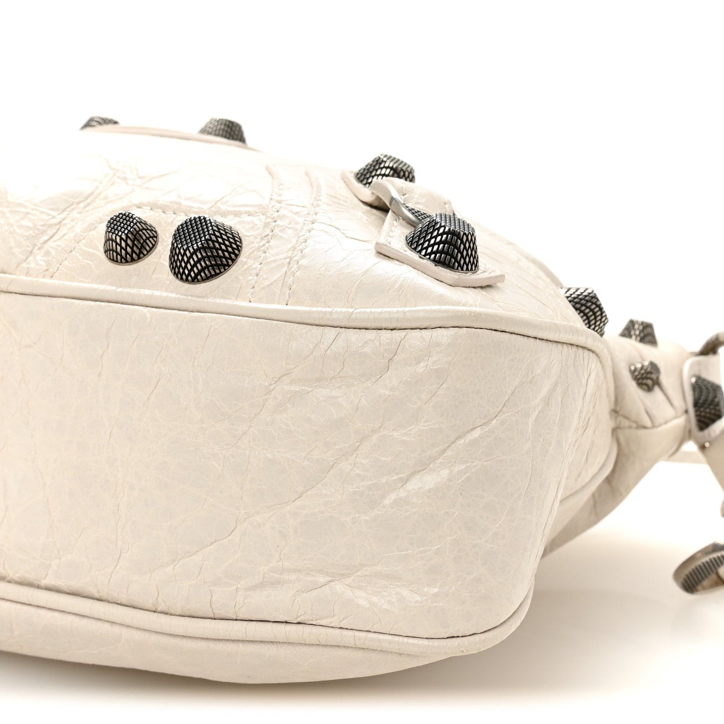 Agneau Arena Neo Cagole Medium Handbag White