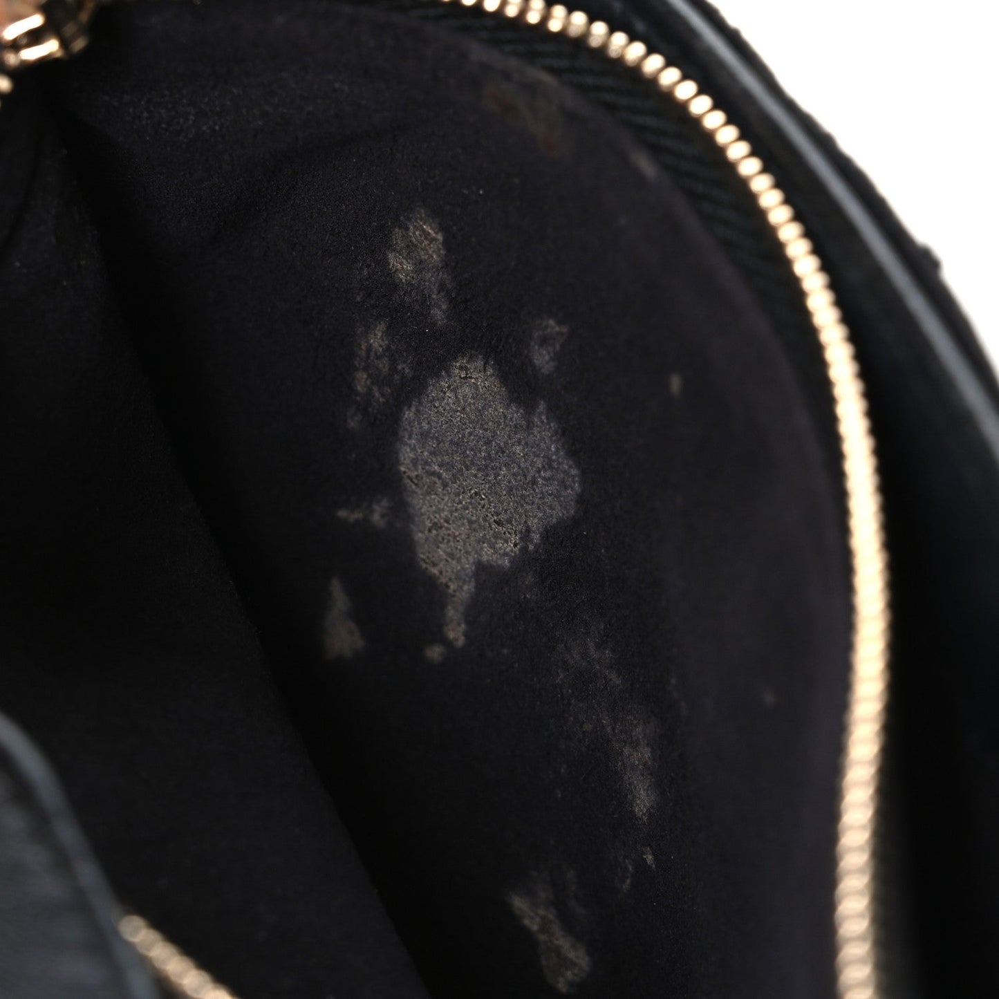 Velvet Quilted Small Clutch With Chain Black