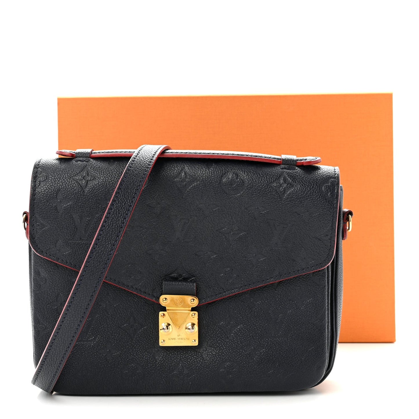 Empreinte Pochette Metis Marine Rouge