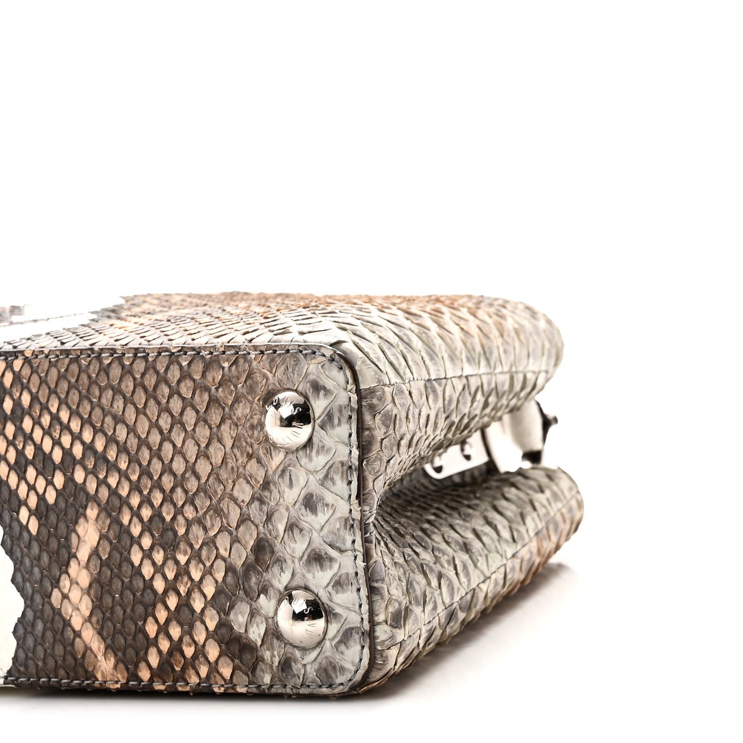 Snakeskin Capucines BB Naturel Multicolor