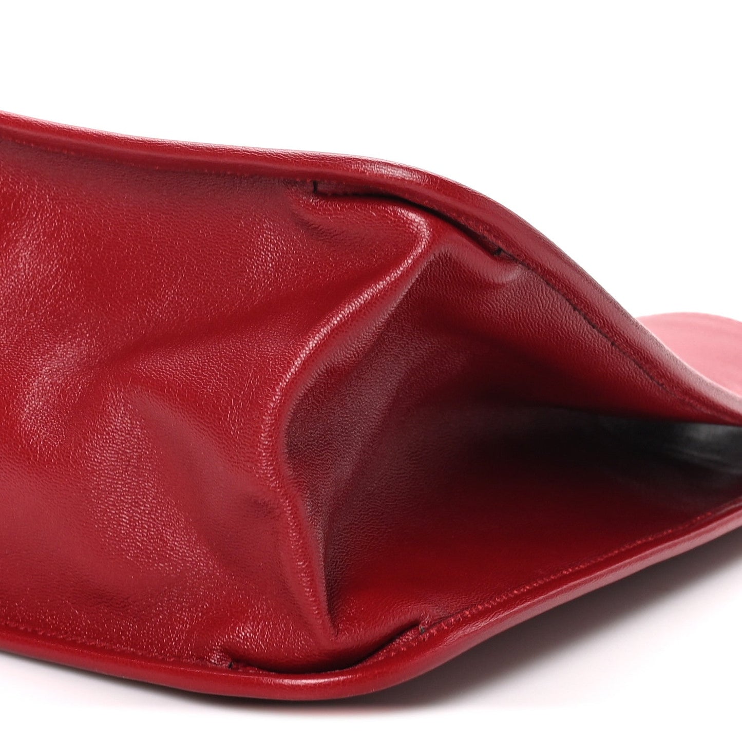 New Sakai Calfskin Lux Horsebit 1955 Tote Bag New Cherry Red