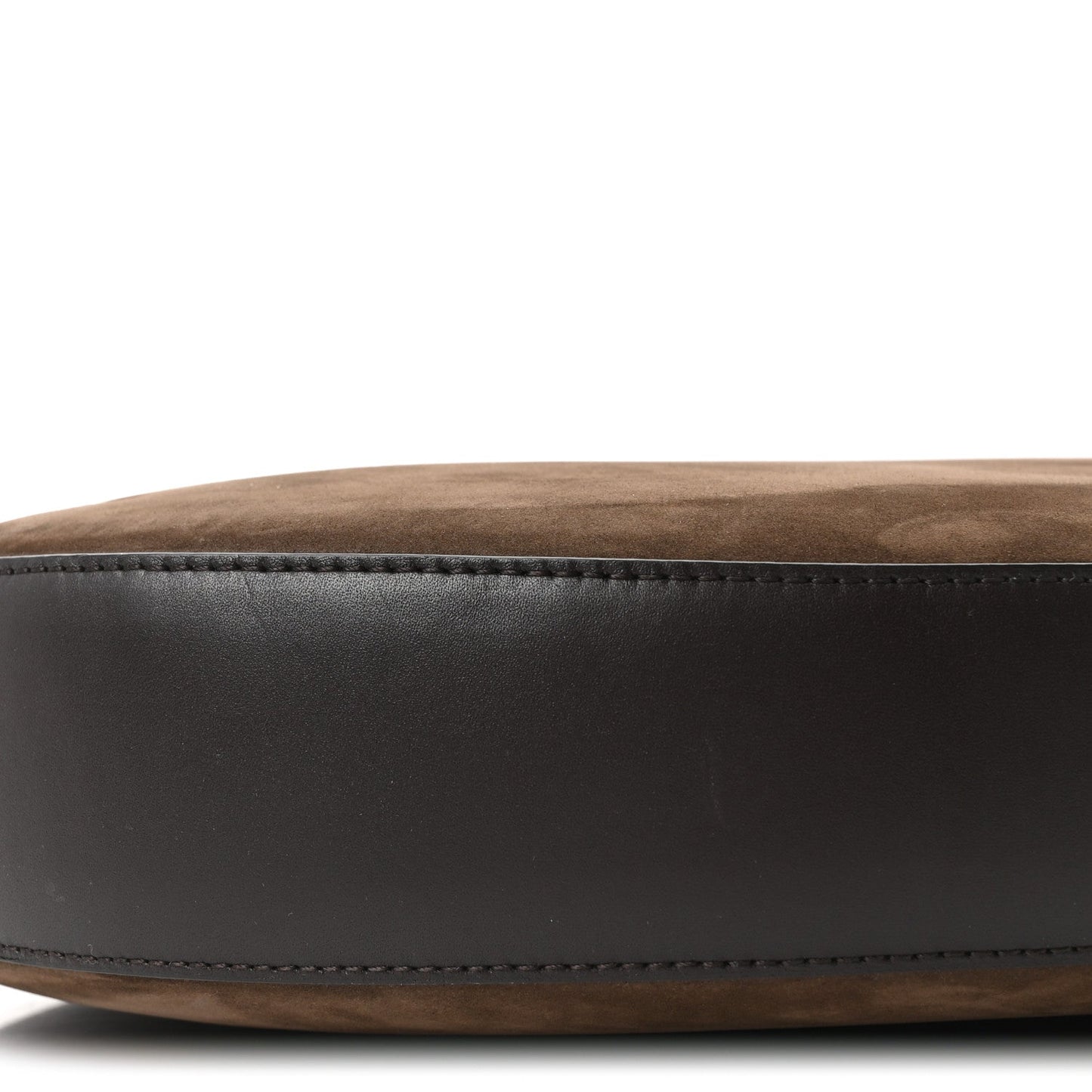Suede Large Drop Shoulder Bag Fondant