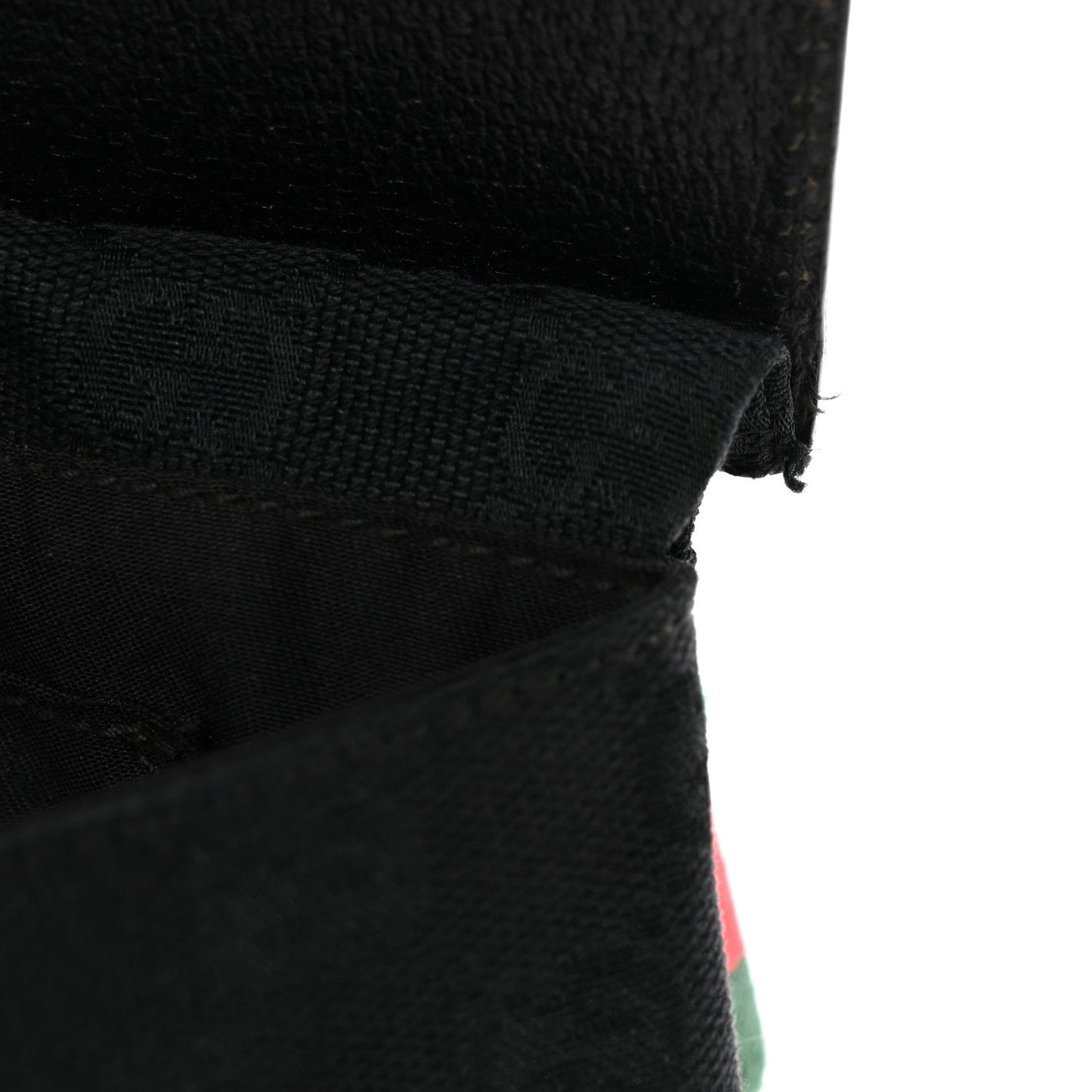 Monogram Web Belt Pouch Bag Black