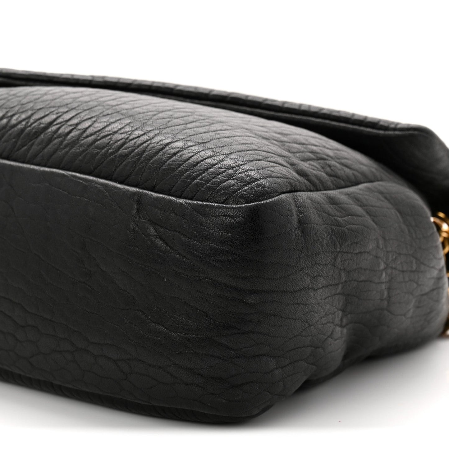 Grained Lambskin Large Calypso Black