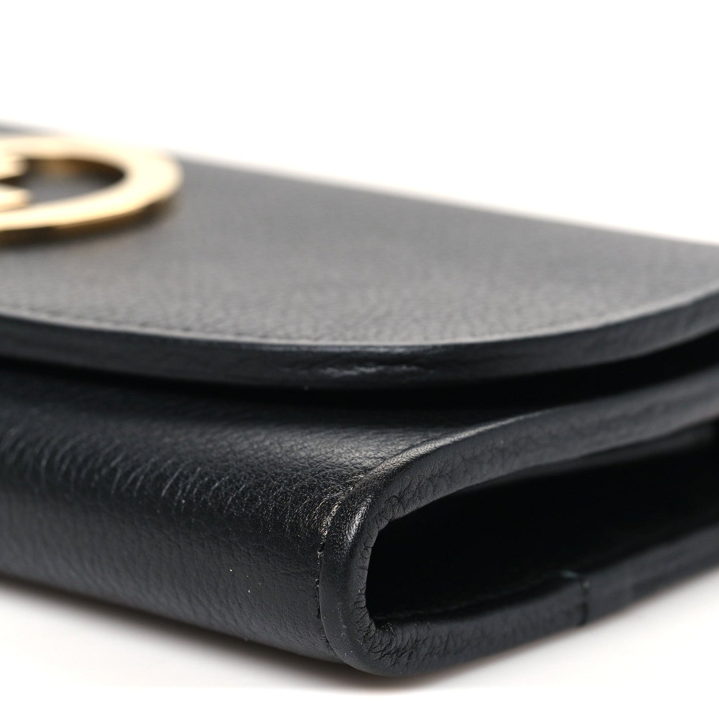 Roxy Calfskin Blondie Continental Chain Wallet Black
