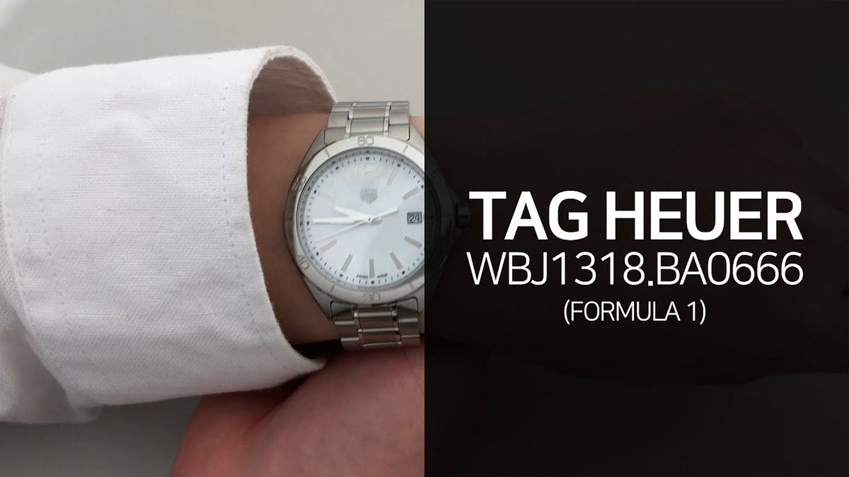 Tag Heuer Formula 1 Mother of Pearl White Dial Silver Steel Strap Watch for Women - WBJ1318.BA0666