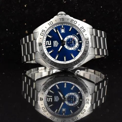 Tag Heuer Formula 1 Calibre 6 Automatic Blue Dial Silver Steel Strap Watch for Men - WAZ2014.BA0842
