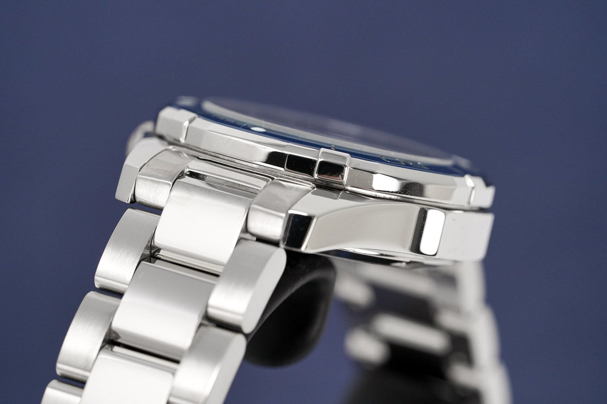 Tag Heuer Aquaracer Blue Dial Silver Steel Strap Watch for Women - WAY131S.BA0748