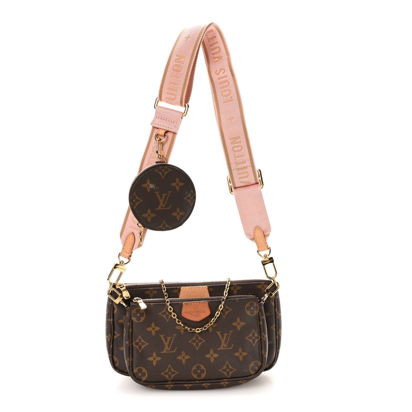 Monogram Multi Pochette Accessories Rose Clair