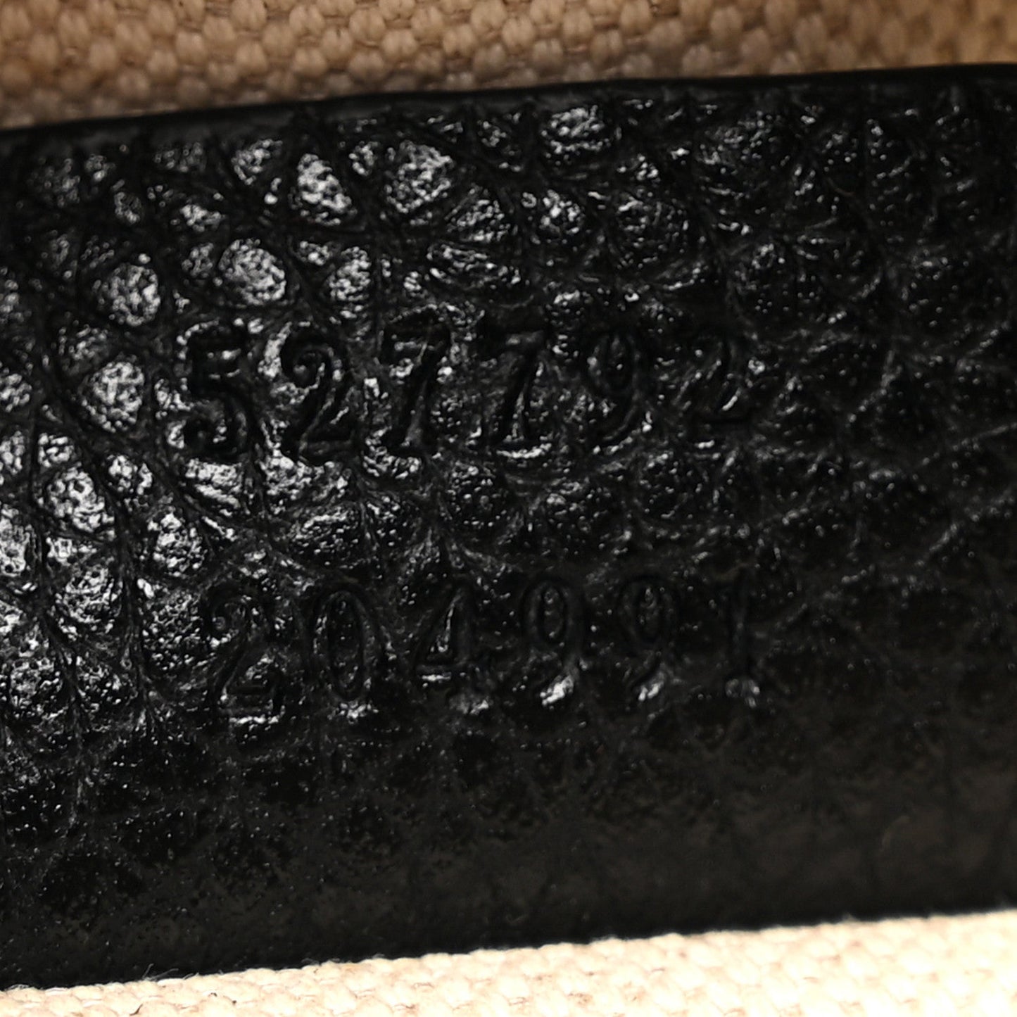 Grained Calfskin Small Logo Belt Bag Black