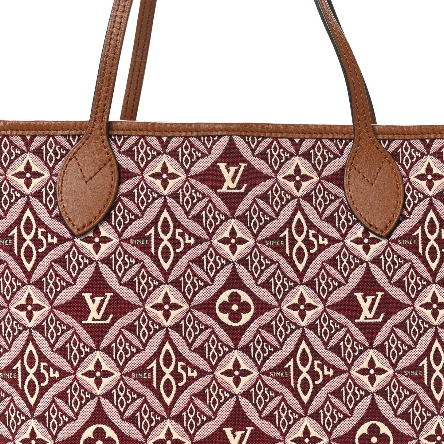 Jacquard Since 1854 Neverfull MM Bordeaux