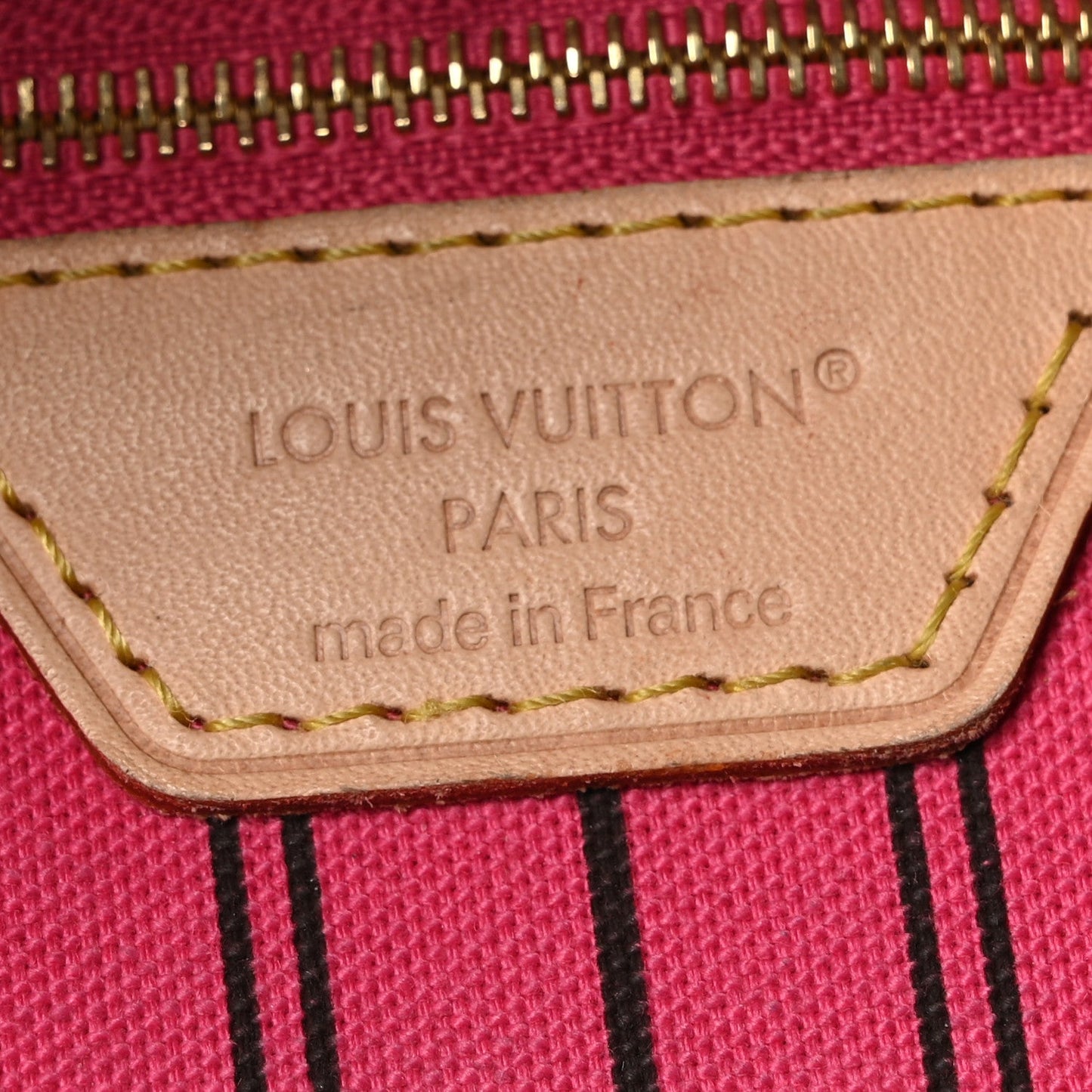 Monogram Inside Out Neverfull Bandouliere MM Rose Pondichery