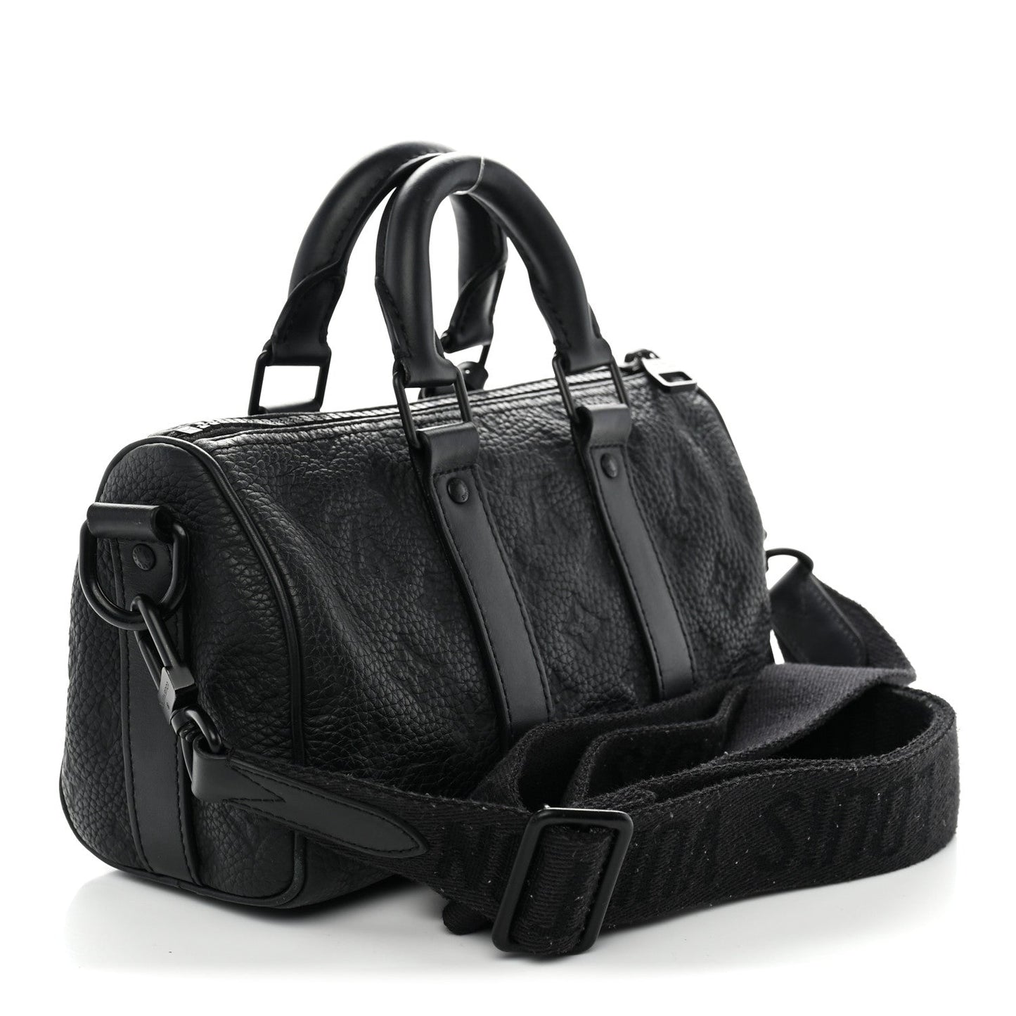 Monogram Taurillon Keepall Bandouliere 25 Black