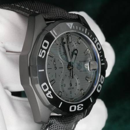 Tag Heuer Aquaracer Titanium Grey Dial Watch for Men - CAY218B.FC6370