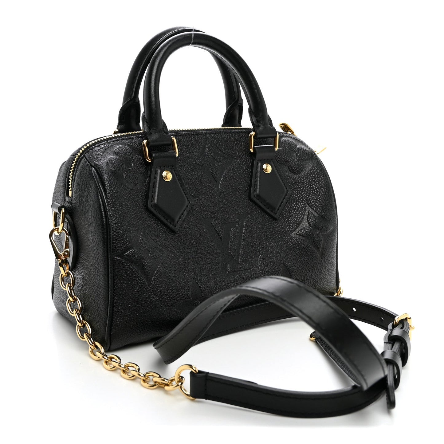 Empreinte Monogram Giant Speedy Bandouliere 20 Black