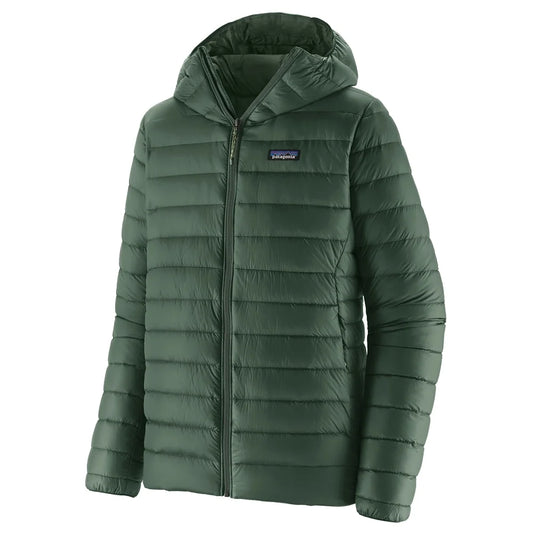 Men's Down Sweater Hoody - Treeline Green