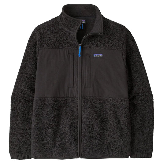 Men's Retro Pile Patch Jacket - Black