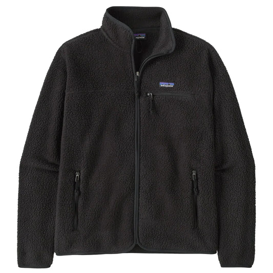 Men's Retro Pile Jacket - Black