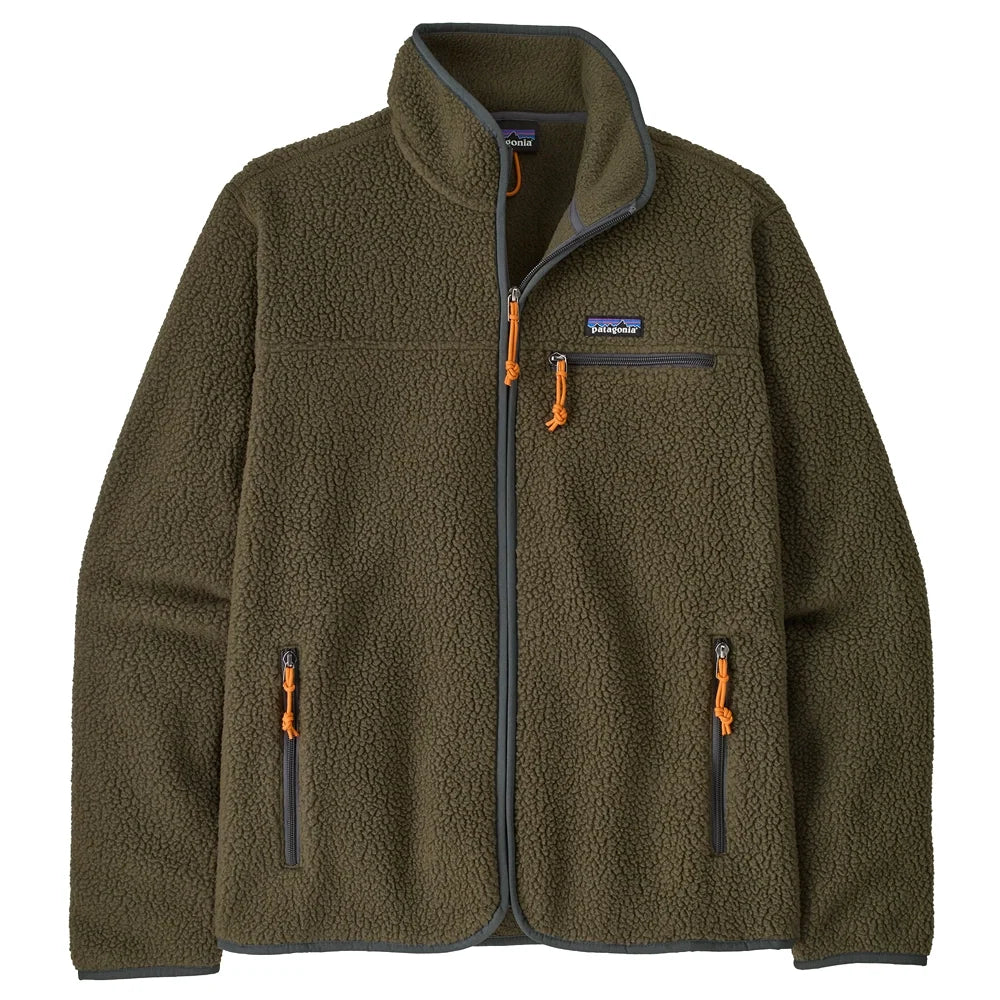 Men's Retro Pile Jacket - Basin Green