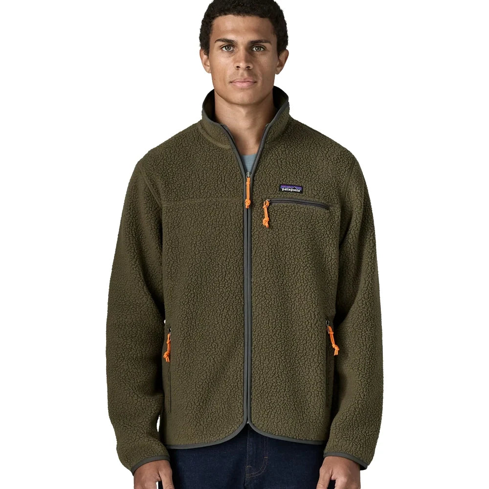 Men's Retro Pile Jacket - Basin Green
