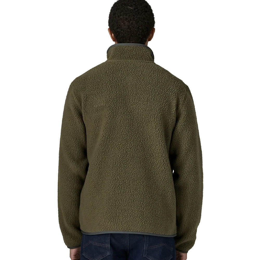 Men's Retro Pile Jacket - Basin Green