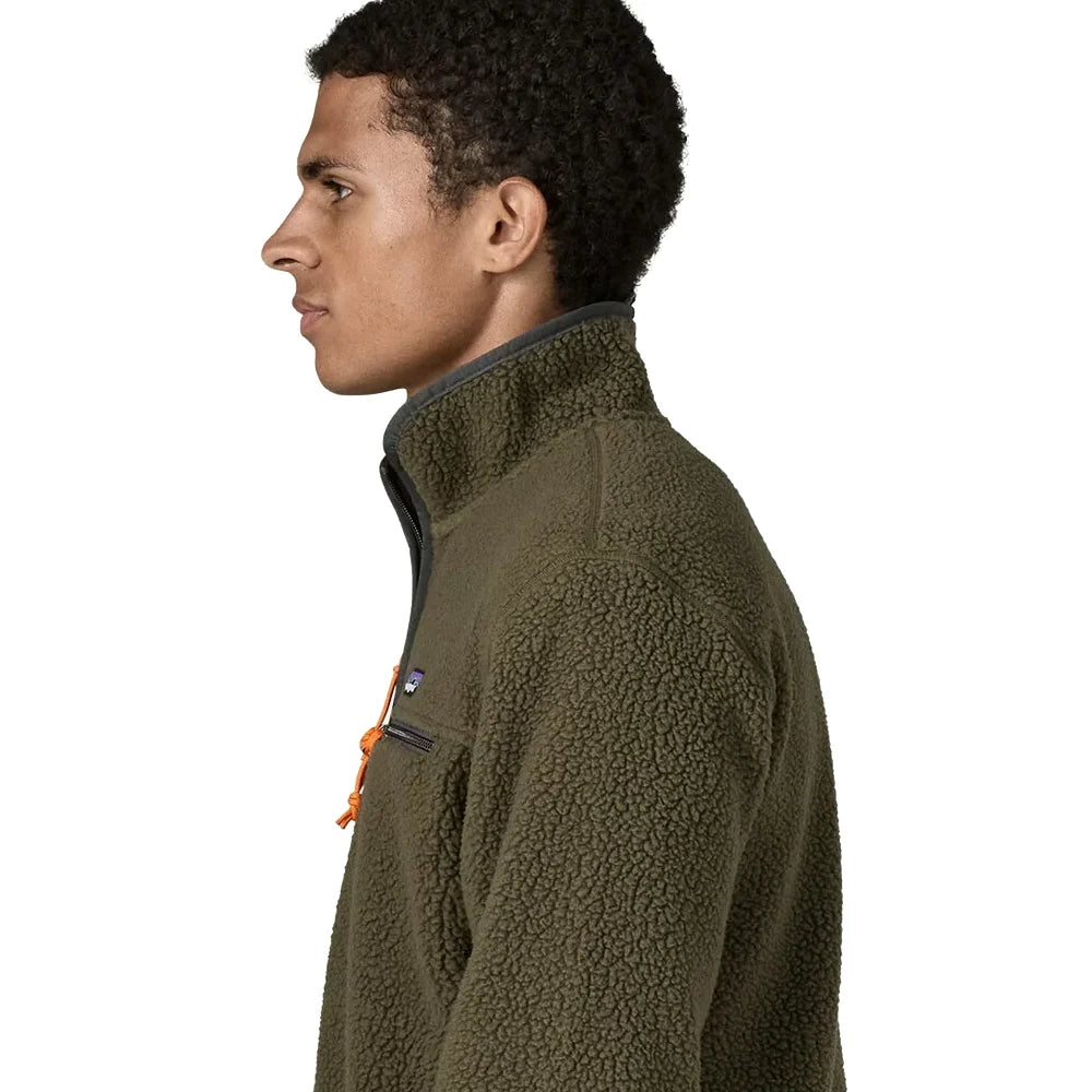 Men's Retro Pile Jacket - Basin Green