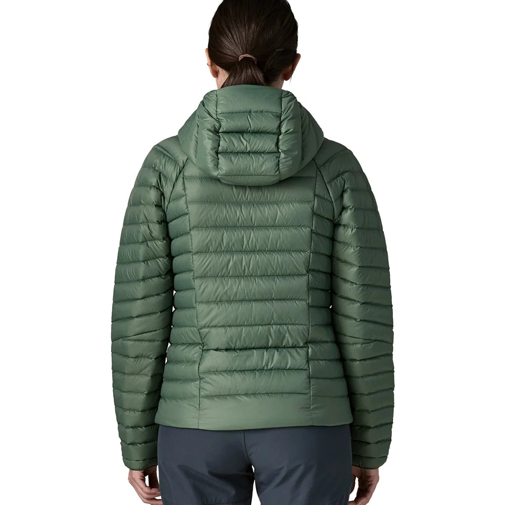 Women's Down Sweater Hoody - Canopy Green