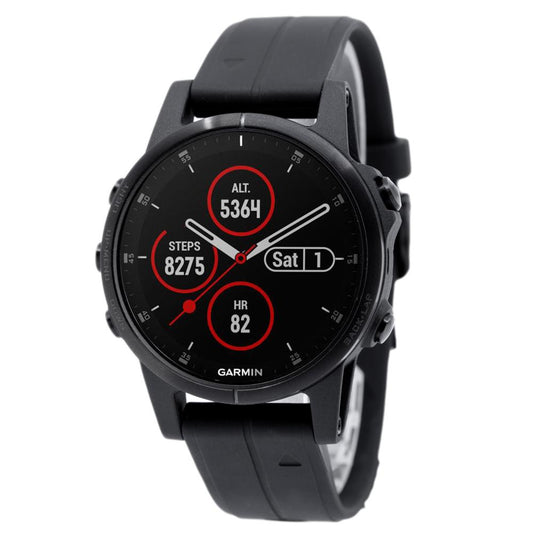 Garmin Unisex  010-01987-03 FENIX 5S PLUS BLACK WATCH