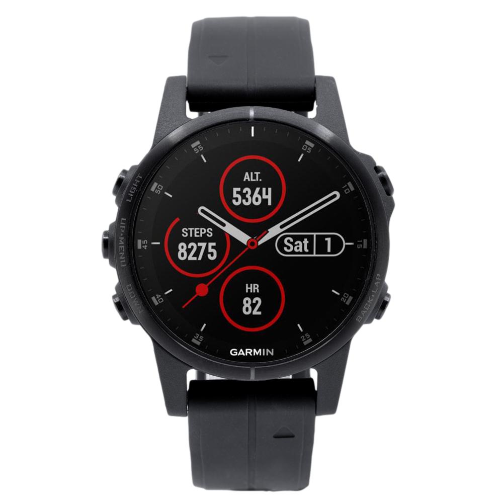 Garmin Unisex  010-01987-03 FENIX 5S PLUS BLACK WATCH