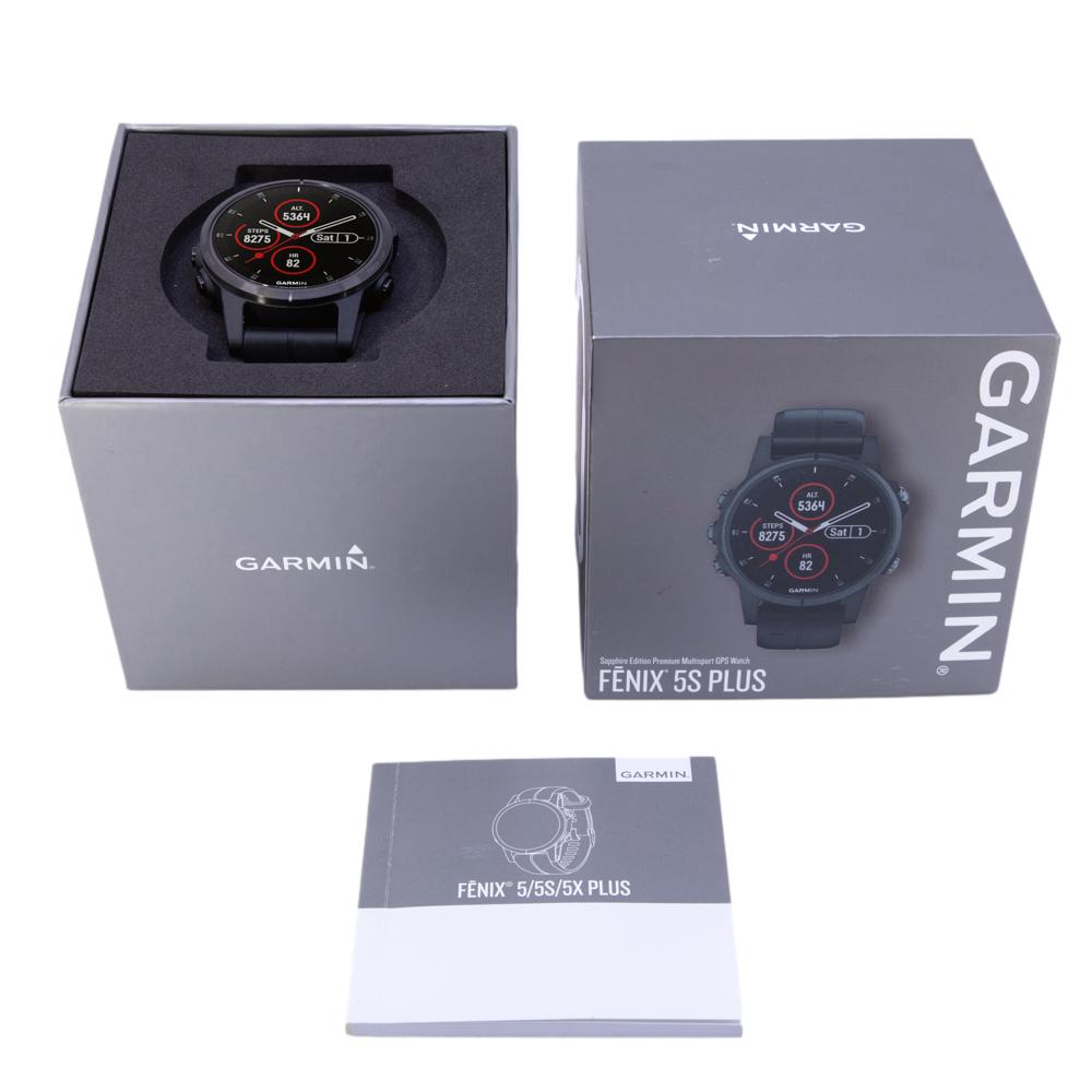 Garmin Unisex  010-01987-03 FENIX 5S PLUS BLACK WATCH