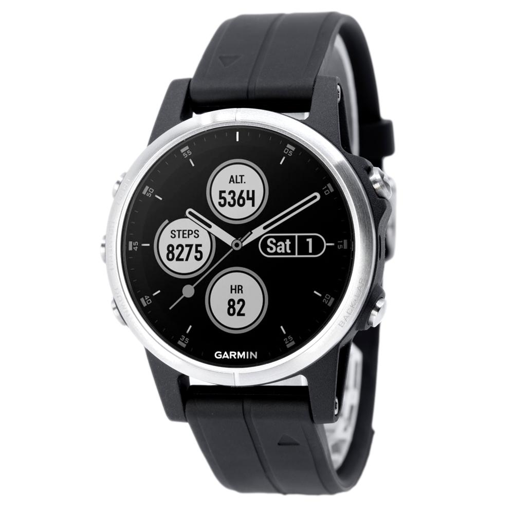 Garmin Unisex  010-01987-21 Fenix 5s Plus Silver Watch