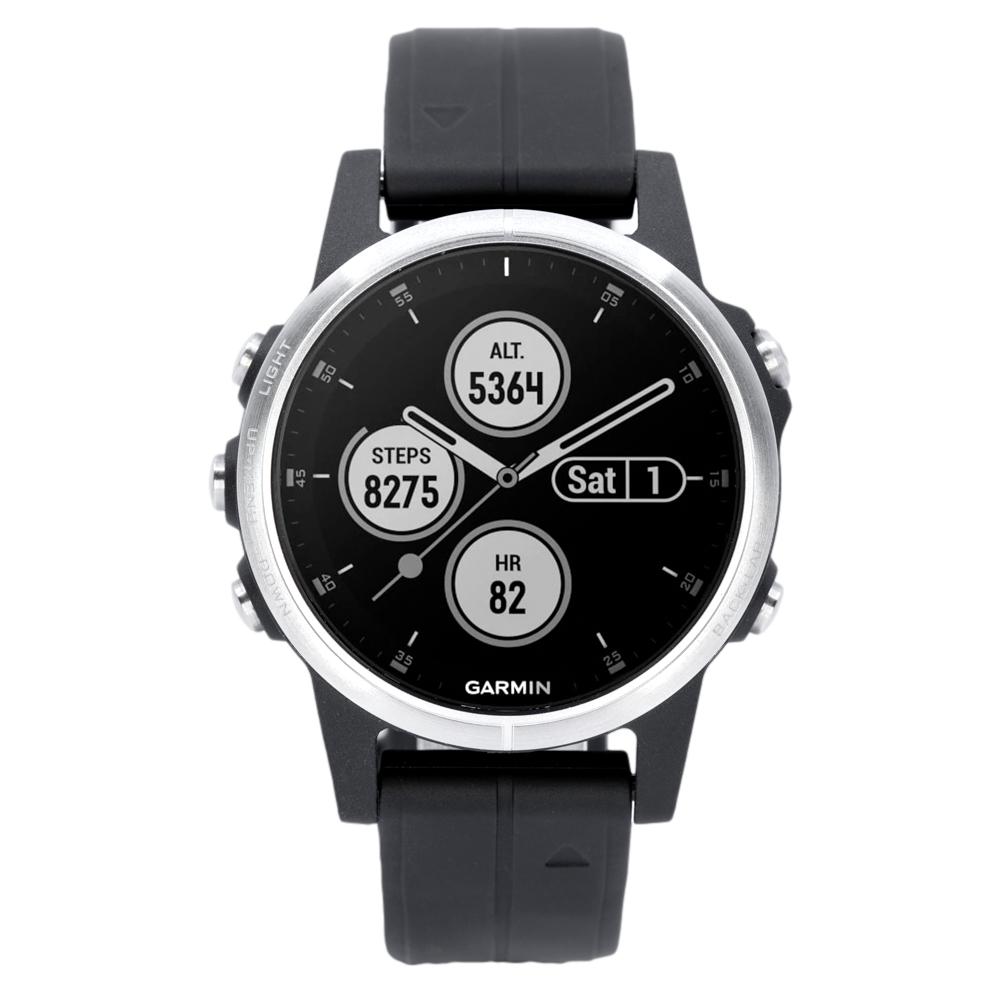 Garmin Unisex  010-01987-21 Fenix 5s Plus Silver Watch
