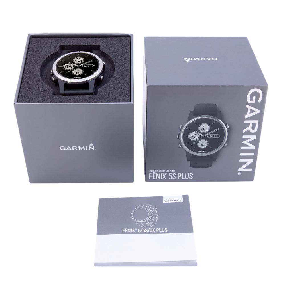 Garmin Unisex  010-01987-21 Fenix 5s Plus Silver Watch