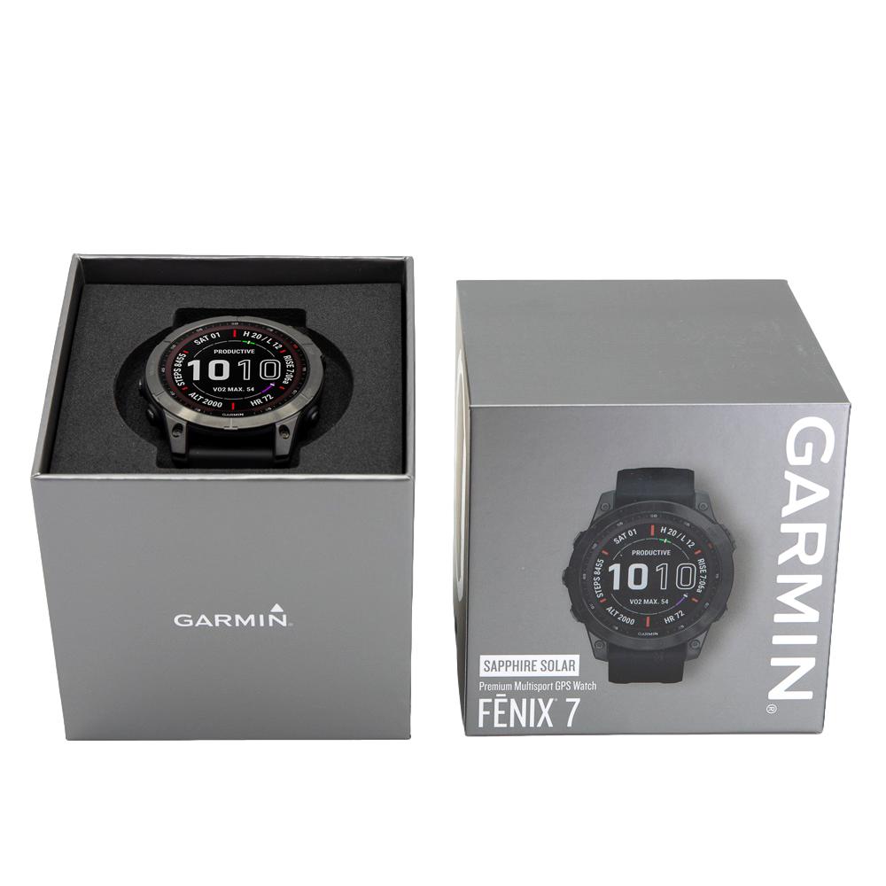 Garmin 010-02540-21 fēnix® 7 – Sapphire Solar Edition Solar Men's Watch