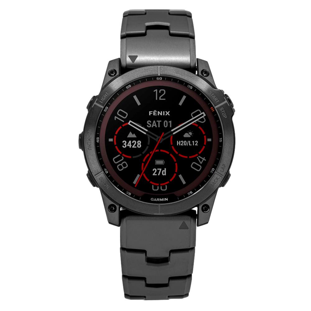 Garmin 010-02541-27 fēnix® 7X – Sapphire Solar Edition Quartz Men's Watch