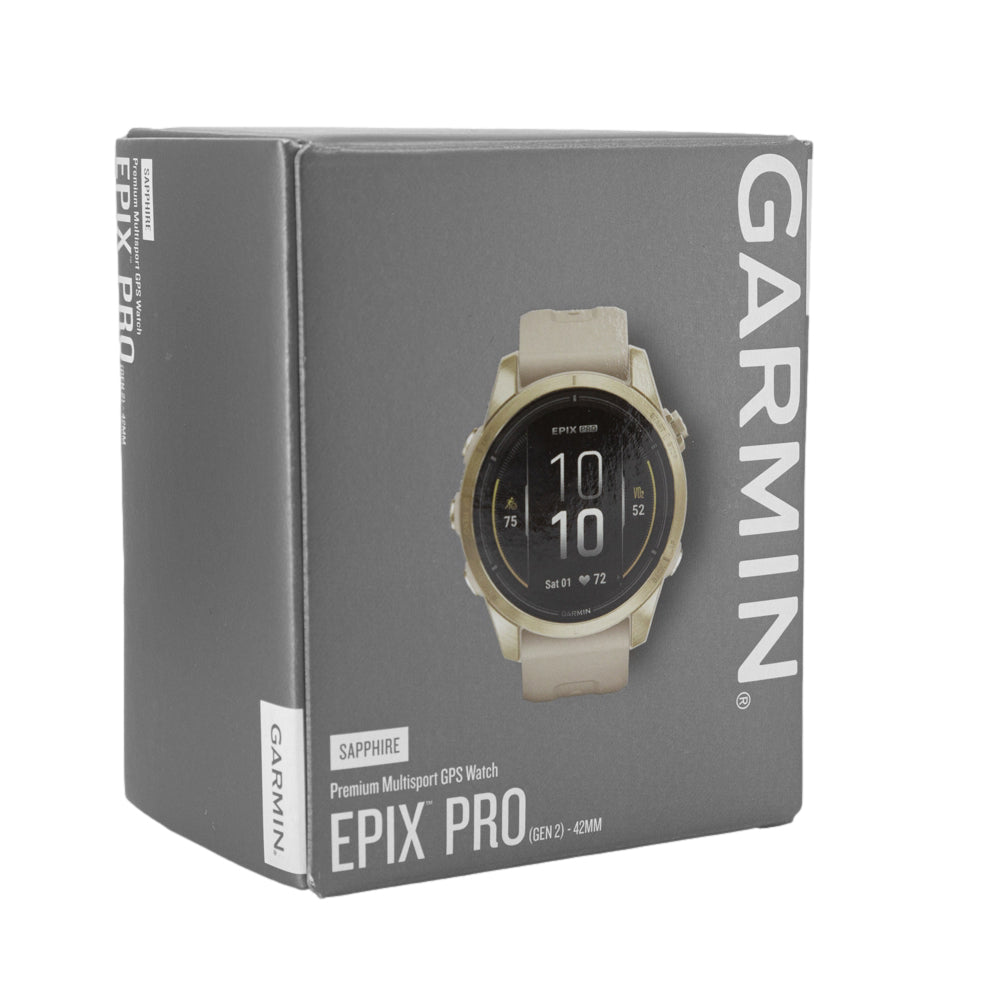 Garmin 010-02802-11 Epix Pro Gen 2 Sapphire Ed-42 Soft Gold
