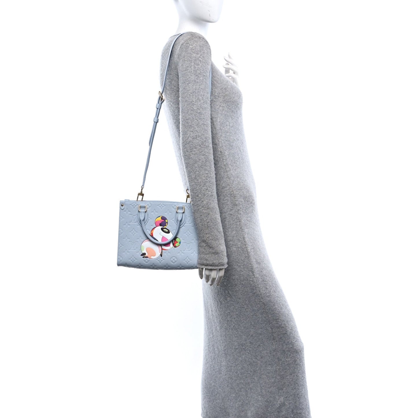 LV X TM Empreinte Monogram Superflat Onthego PM Washed Blue