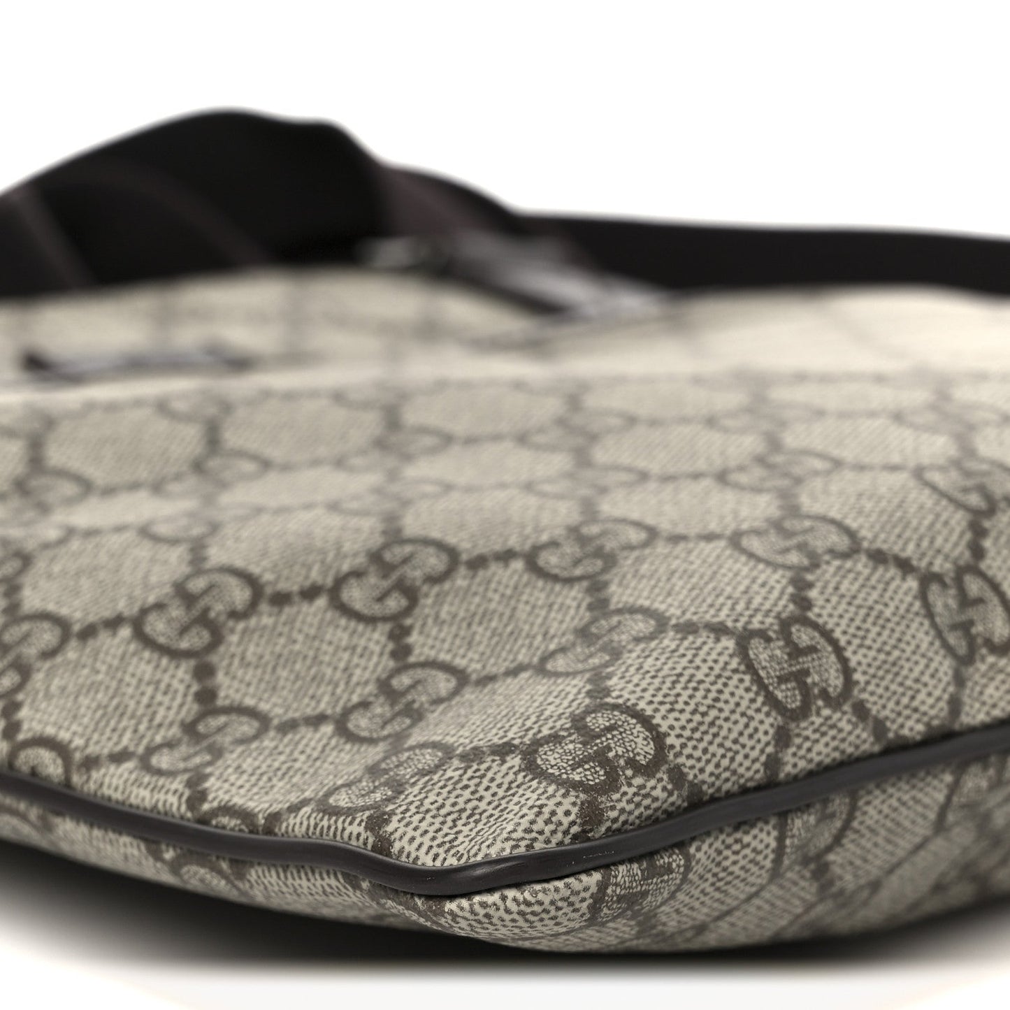 GG Plus Monogram Medium Flat Messenger Bag Dark Brown
