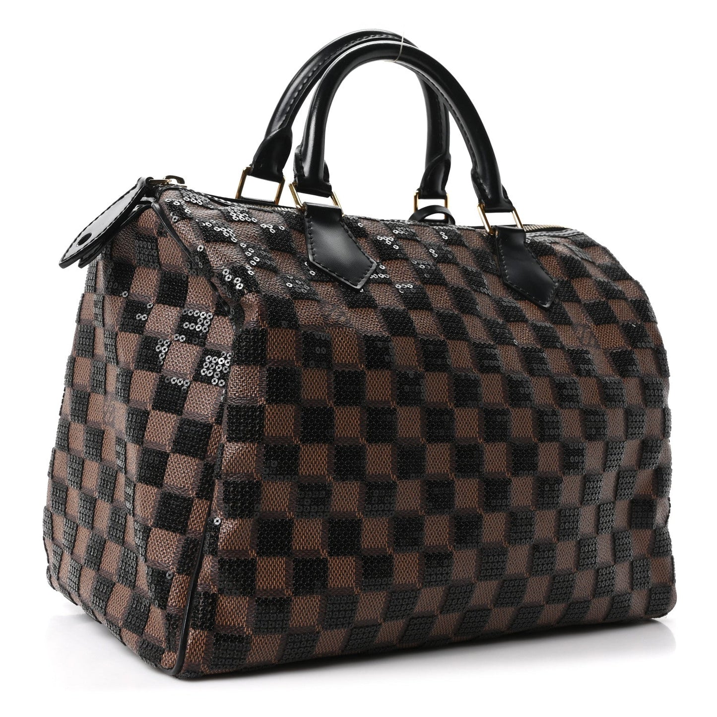 Damier Paillettes Speedy 30 Black