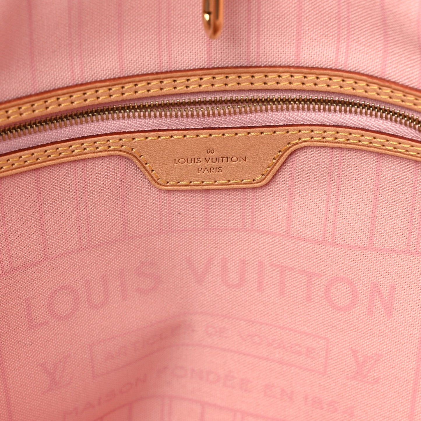 Damier Azur Neo Neverfull MM Rose Ballerine