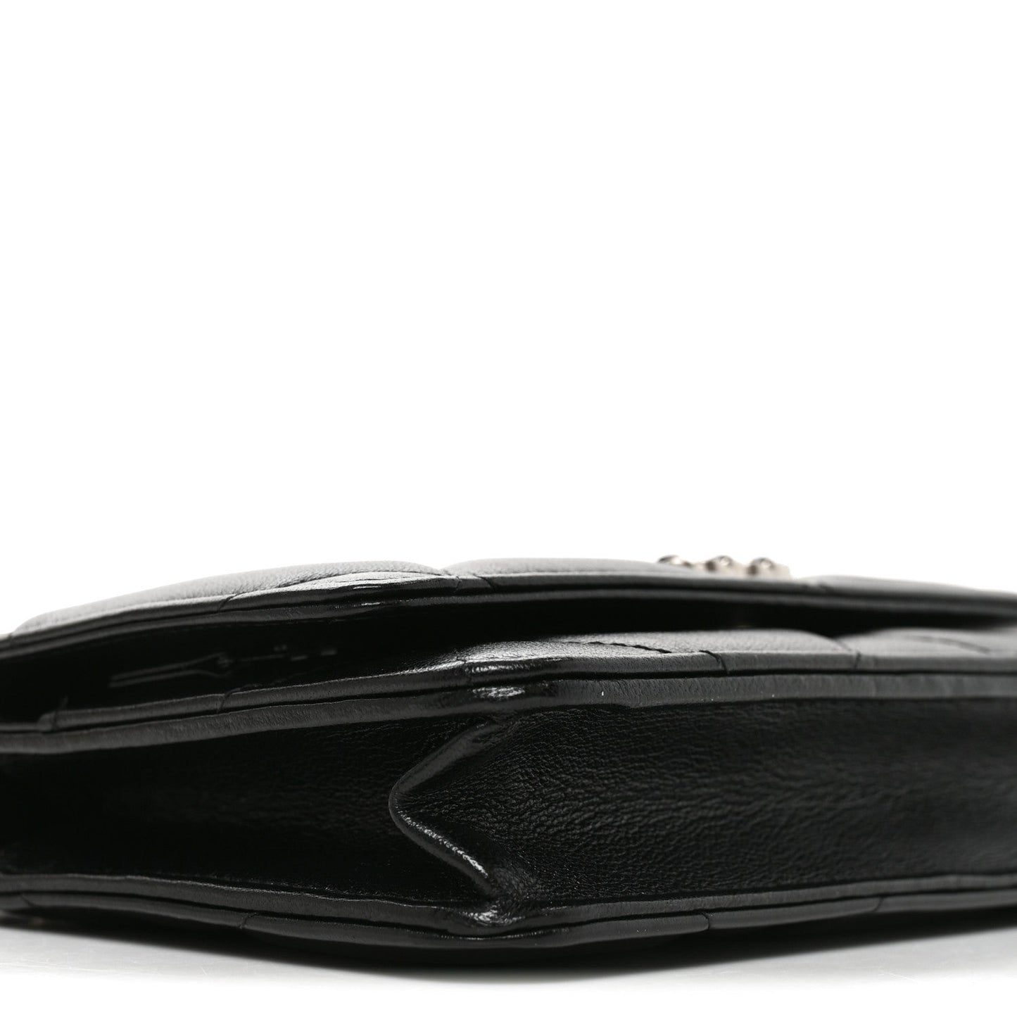 Lambskin Quilted Chanel 19 Wallet On Chain WOC Black