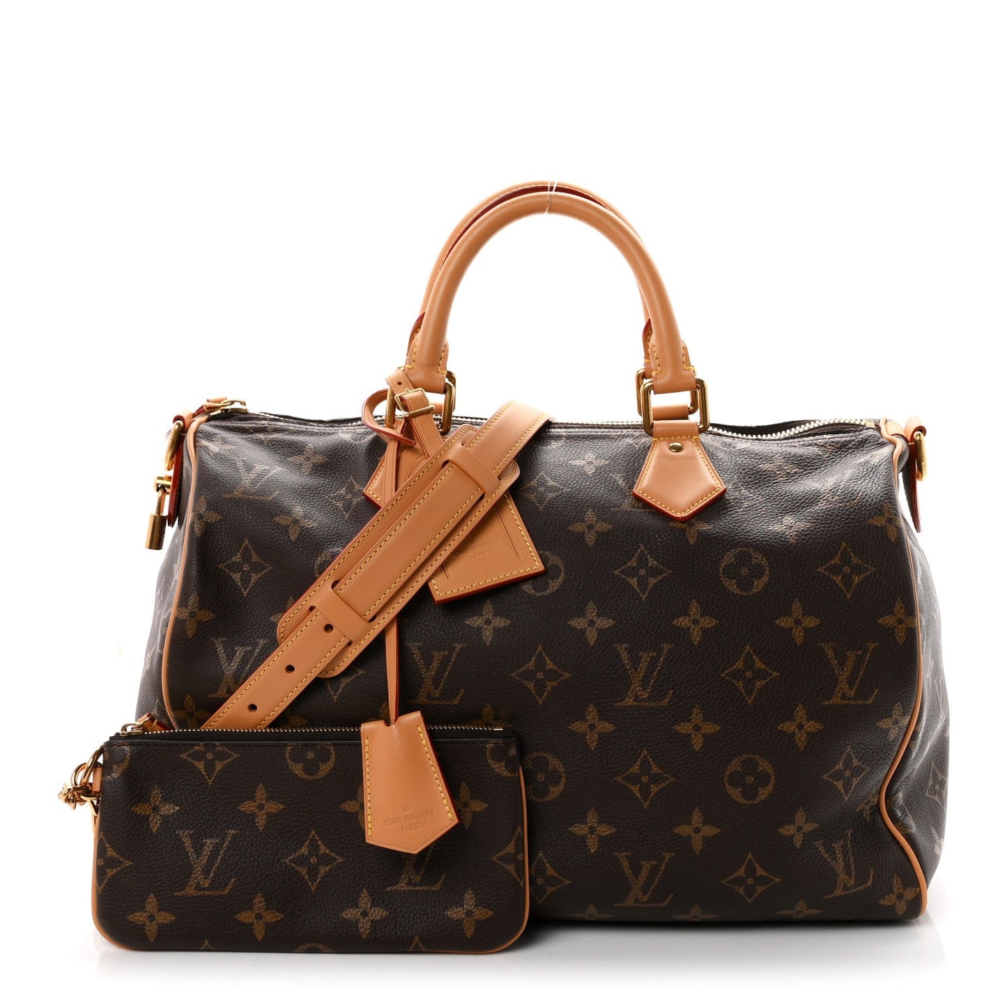 Calfskin Monogram Speedy P9 Bandouliere 40